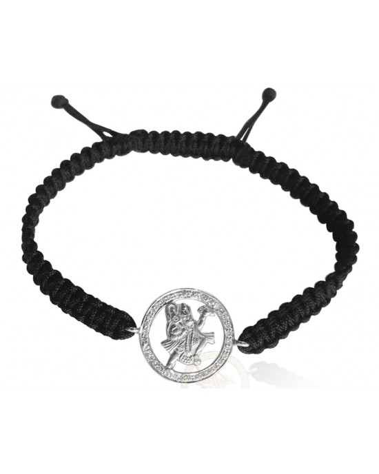 Hanuman Bracelet with Diamond in Silver Hanuman Bracelet with Diamond in Silver