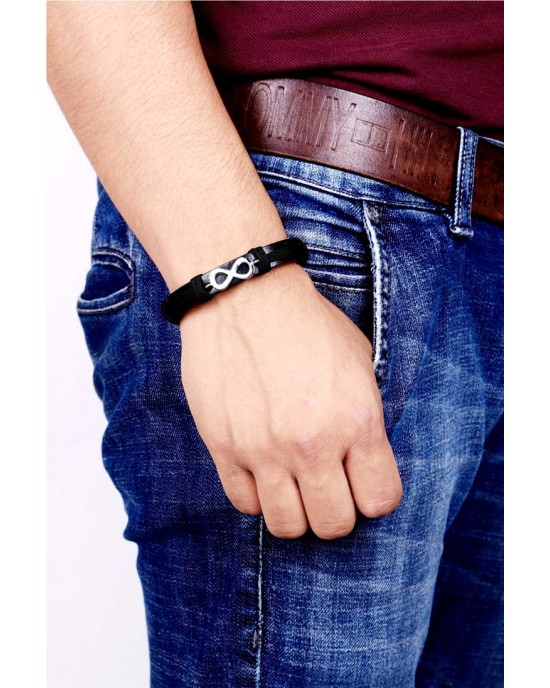 Infinity Leather Bracelet Infinity Leather Bracelet