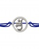 Jain Symbol Bracelet in Silver with Diamond Jain Symbol Bracelet in Silver with Diamond