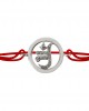 Jain Symbol Bracelet in Silver with Diamond Jain Symbol Bracelet in Silver with Diamond