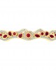 Viola Ruby & Diamond Bangle in 14k Gold Viola Ruby & Diamond Bangle in 14k Gold