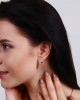 Verica ruby Earrings in Gold with diamonds Verica ruby Earrings in Gold with diamonds