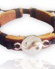 Yin yang Tan Leather Bracelet for Men Yin yang Tan Leather Bracelet for Men