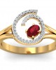 Verica ruby Ring in Gold with diamonds Verica ruby Ring in Gold with diamonds