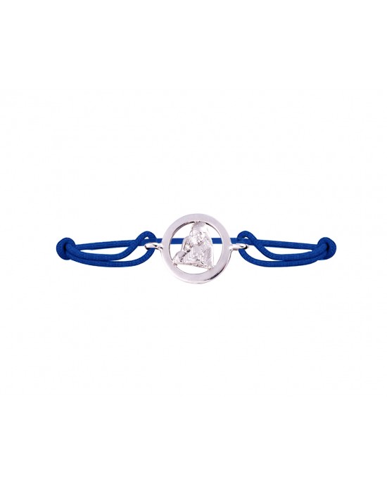 Sai Baba Bracelet in Silver with Diamond Sai Baba Bracelet in Silver with Diamond