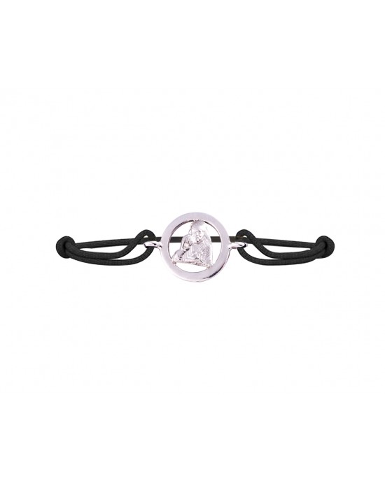 Sai Baba Bracelet in Silver with Diamond Sai Baba Bracelet in Silver with Diamond