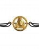 Auspicious Sai Baba Gold Bracelet On size adjustable thread Auspicious Sai Baba Gold Bracelet On size adjustable thread
