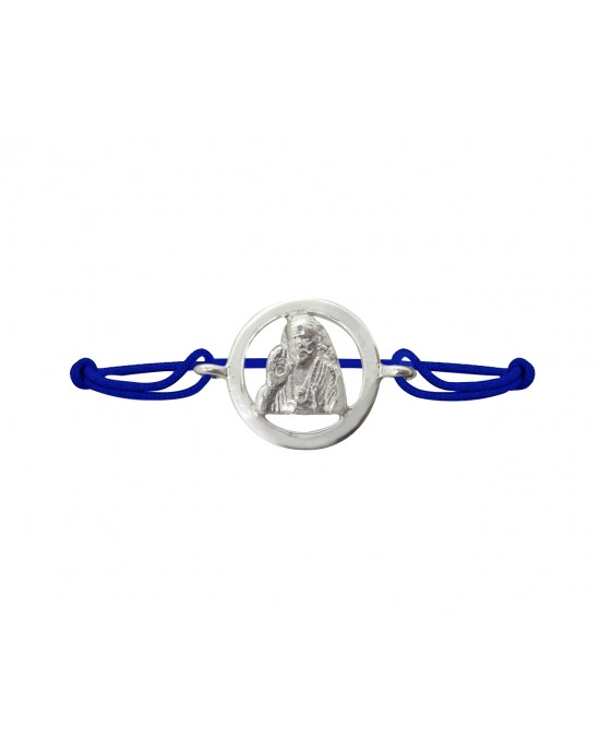 Sai Baba Bracelet in Silver with Diamond Sai Baba Bracelet in Silver with Diamond