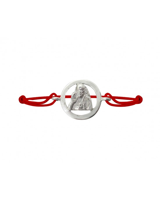 Sai Baba Bracelet in Silver with Diamond Sai Baba Bracelet in Silver with Diamond