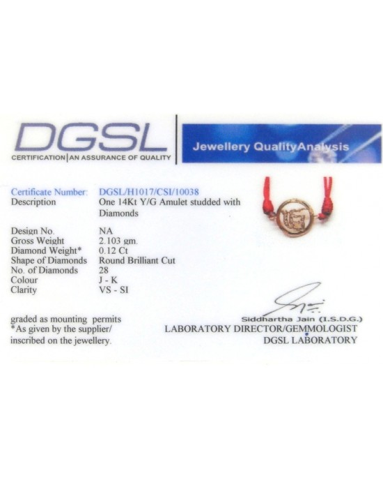 Ik Onkaar Gold Inside Diamond Bracelet