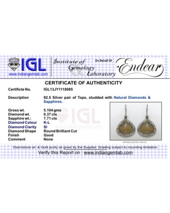 Multi Sapphire Earring Multi Sapphire Earring
