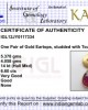 Tourmaline Pear Drops in Gold Tourmaline Pear Drops in Gold