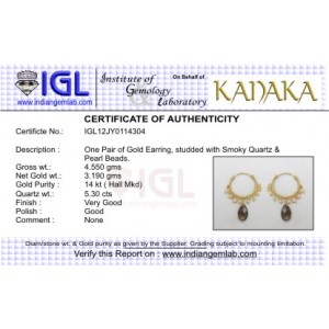 Gold Bali Earring 