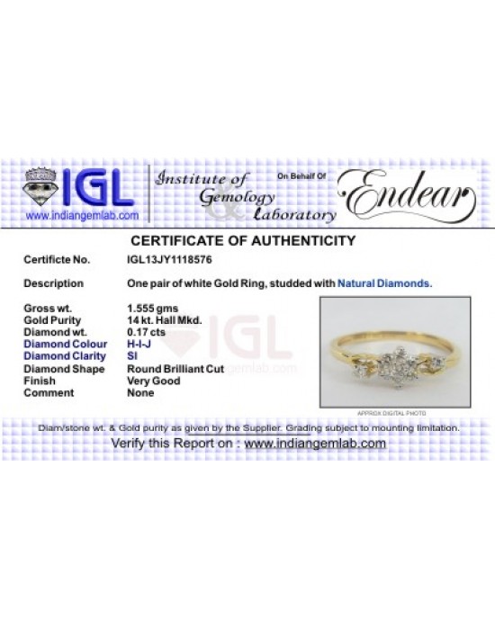 Ring with Diamonds in Gold Ring with Diamonds in Gold