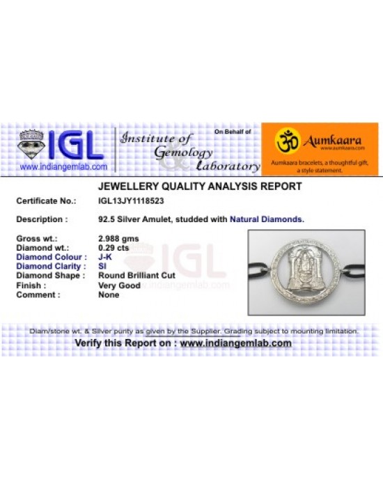 Tirupati Balaji Border Diamond Bracelet Tirupati Balaji Border Diamond Bracelet