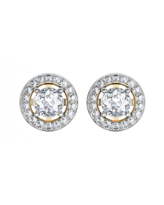 Alluring Diamond Solitaire Cluster Earring Alluring Diamond Solitaire Cluster Earring