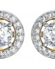 Alluring Diamond Solitaire Cluster Earring Alluring Diamond Solitaire Cluster Earring