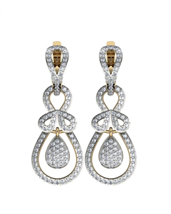 Alluring Diamond Dangledrop earrings Alluring Diamond Dangledrop earrings