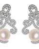 Alluring Pearl & Diamond designer Earrings Alluring Pearl & Diamond designer Earrings