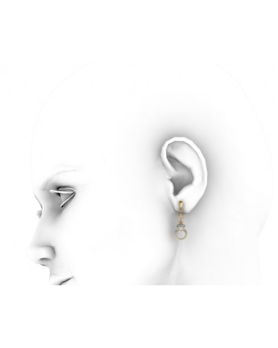 Angel Heart Diamond Earrings Angel Heart Diamond Earrings