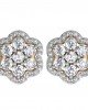 Bewitching Diamond Floral Cluster Earrings Bewitching Diamond Floral Cluster Earrings