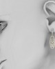 Captivating Trendy Diamond danglers on Hoops Captivating Trendy Diamond danglers on Hoops