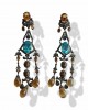 Chandelier Earrings with Blue Topaz Chandelier Earrings with Blue Topaz