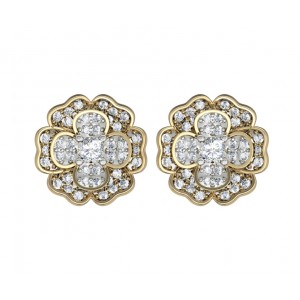 Dainty Diamond Eartops