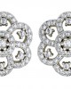 Diamond Floral Cluster Eartops Diamond Floral Cluster Eartops