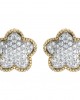 Diamond Flower Earstuds Diamond Flower Earstuds
