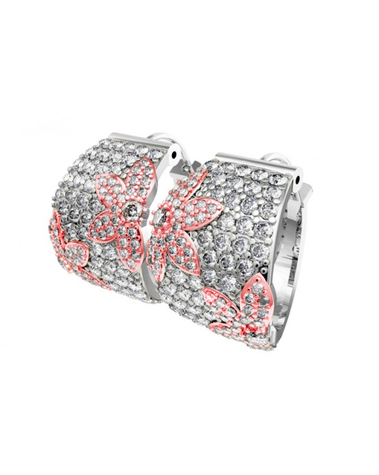 Diamond Balis with floral design Diamond Balis with floral design