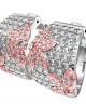 Diamond Balis with floral design Diamond Balis with floral design