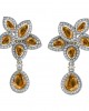 Eminence Yellow sapphire & Diamnond Earrings Eminence Yellow sapphire & Diamnond Earrings