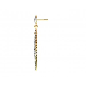 Elegant diamond danglers