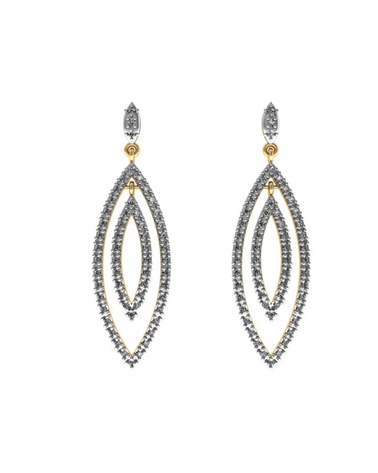 Elegant diamond danglers Elegant diamond danglers