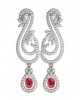 Enticing ruby & Diamond Earrings Enticing ruby & Diamond Earrings