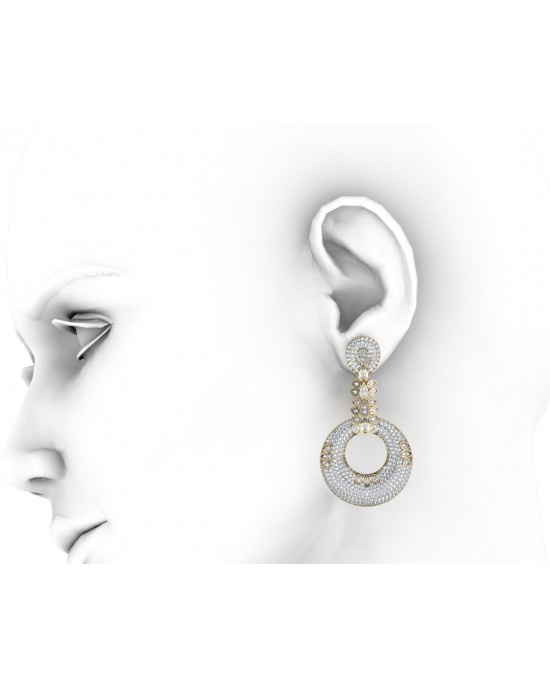 Exquisite Designer Diamond Earrings Exquisite Designer Diamond Earrings