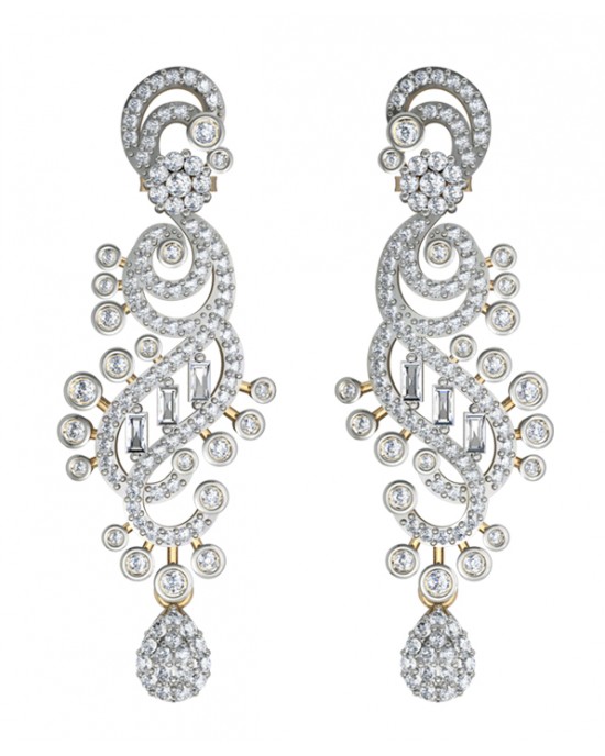 Exquisite Diamond Dangle earrings Exquisite Diamond Dangle earrings
