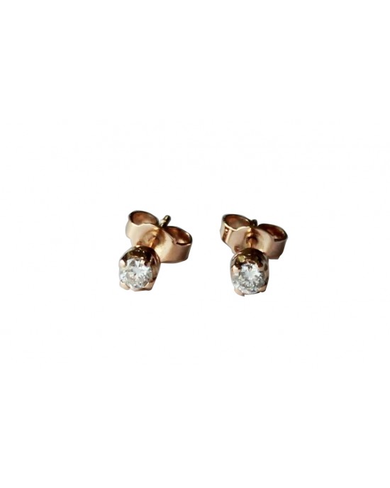 Single diamond Earstuds Single diamond Earstuds