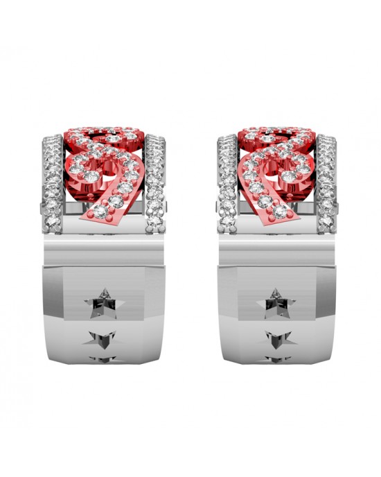 Graceful Half Balis with diamonds