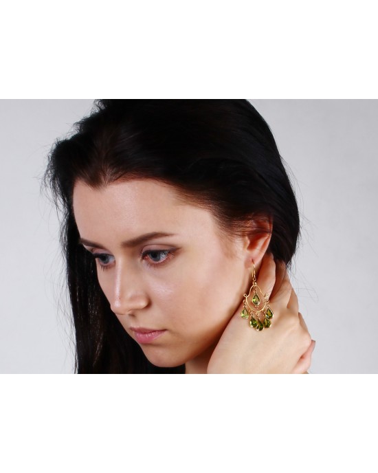 Peridot Earring in Gold Peridot Earring in Gold