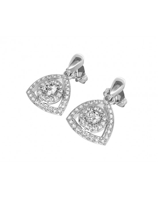 Petite Diana diamond Drop Earrings