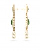 Adrika Emerald Diamond Earrings