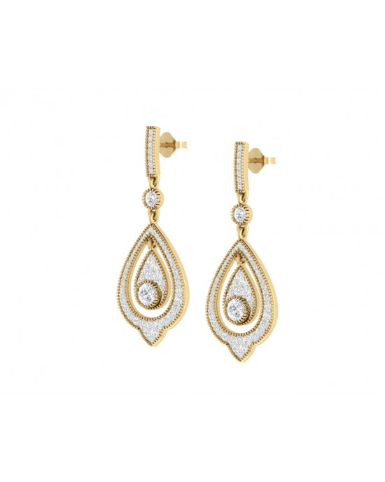 Eesha Diamond Drop Earrings