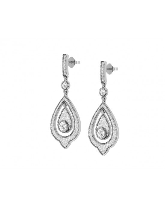Eesha Diamond Drop Earrings
