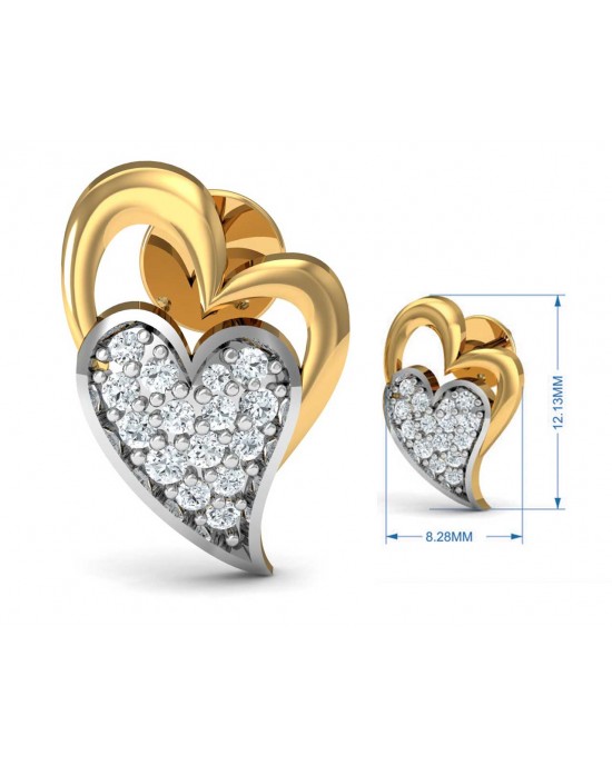 Carys Heart Earrings