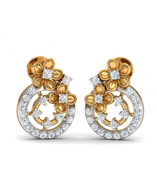 Arnit Diamond Earrings in Gold