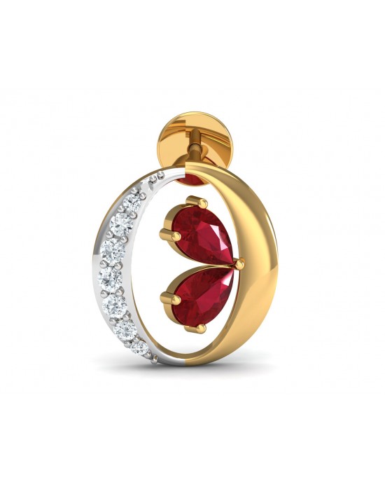Chiti Ruby Diamond Earrings Chiti Ruby Diamond Earrings