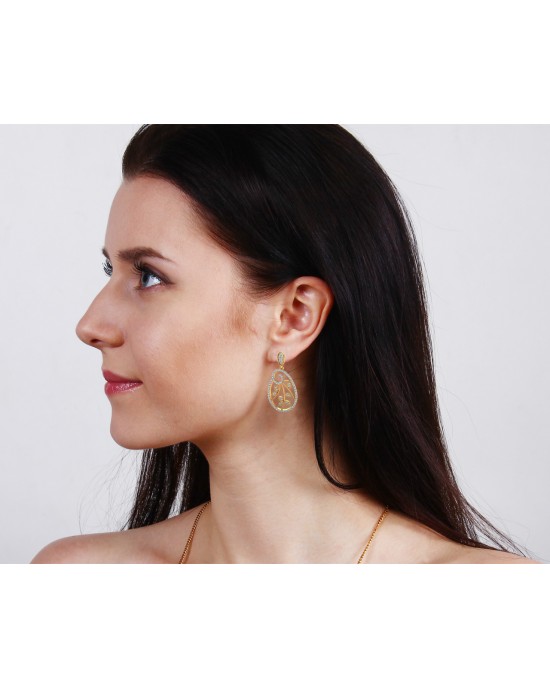 Bela Diamond Dangle Drop Earrings Bela Diamond Dangle Drop Earrings