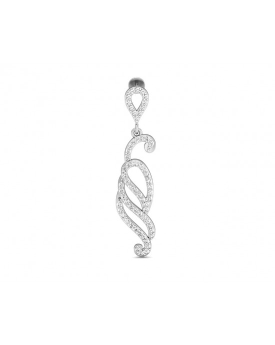 Alka Diamond Dangle Drop Earring Alka Diamond Dangle Drop Earring